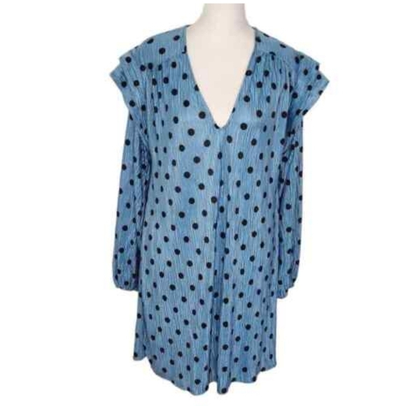ZARA polca dot Shift Mini Dress - Picture 4 of 13